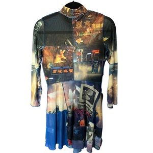 🆕 Dollskill Futuristic Mesh Dress